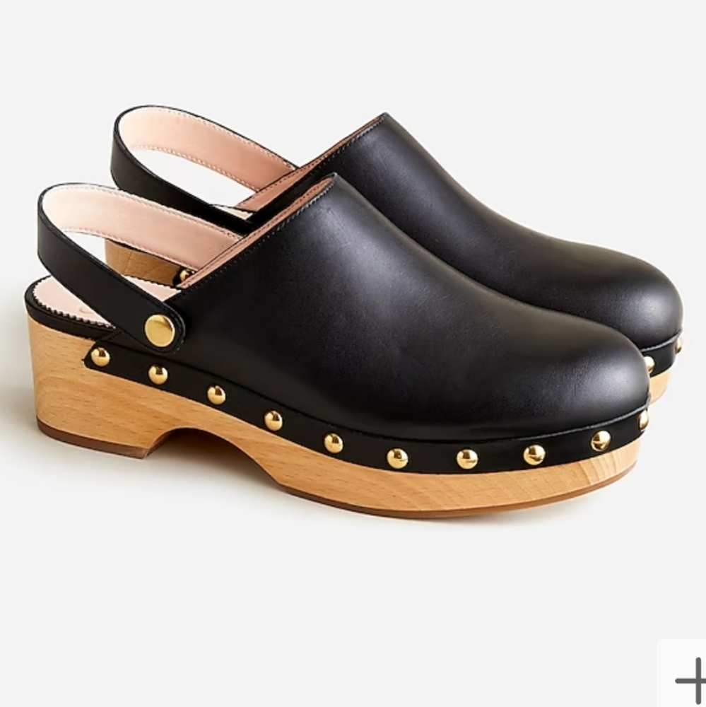 J. Crew Convertible Leather Clogs